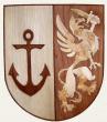 Anchor in heraldry  - small ornament from interior jacht